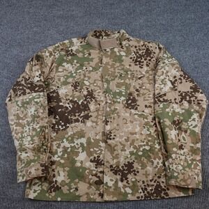 Mil-Tec Tropentarn Camo Army Combat Uniform Coat Mens XL Military Jacket